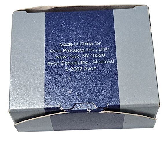 Avon Solitaire Cz Pendant Necklace Silver Tone Chain Jewelry Gift 2002 Box - Picture 4 of 5